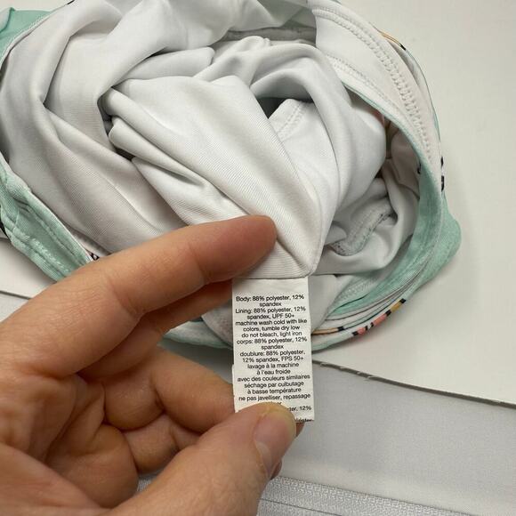 Monica + Andy Girls’ One-Piece Swimsuit with Skirt – Pool Party Print, Size 3T - Picture 4 of 4